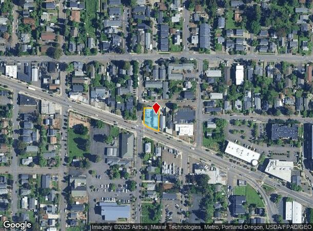  8705 Se Foster Rd, Portland, OR Parcel Map