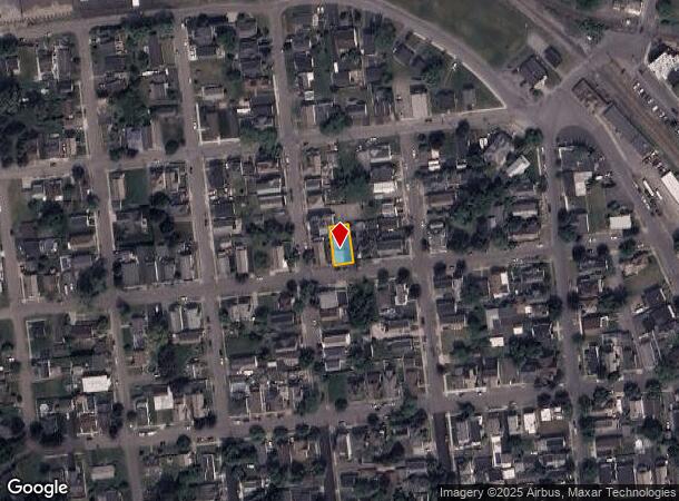 614 Chestnut St, Mechanicville, NY Parcel Map