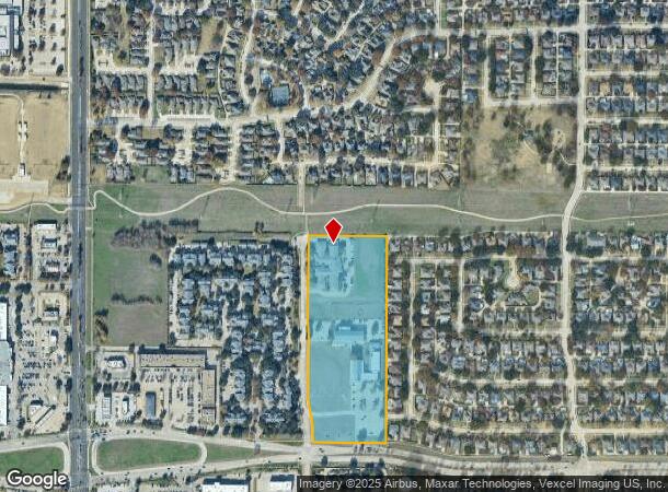  3701 W Spring Creek Pkwy, Plano, TX Parcel Map