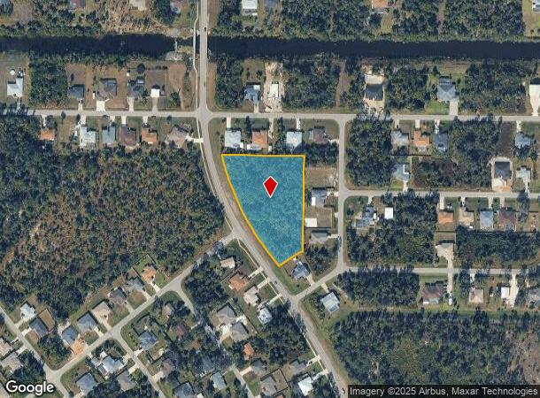 1750 N Chamberlain Blvd, North Port, FL Parcel Map