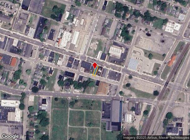  1724 Central Ave, Middletown, OH Parcel Map