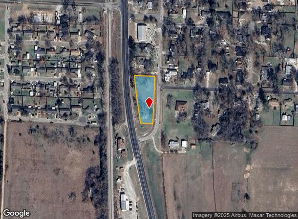  616 N Main St, Collinsville, TX Parcel Map
