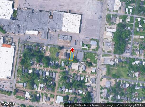  206 W Pine St, Lafayette, LA Parcel Map