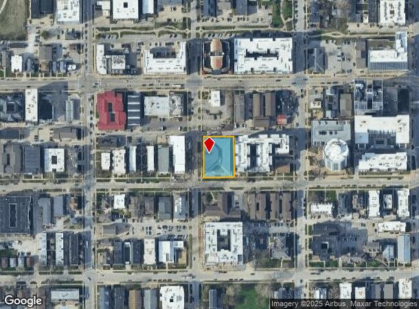  202 E John St, Champaign, IL Parcel Map