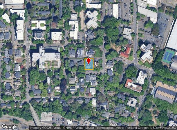  2165 Sw Main St, Portland, OR Parcel Map