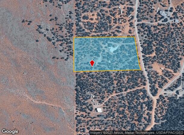 1502 S Red Canyon Dr, Parowan, UT Parcel Map