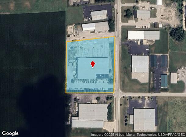  1250 Waterville Monclova Rd, Waterville, OH Parcel Map