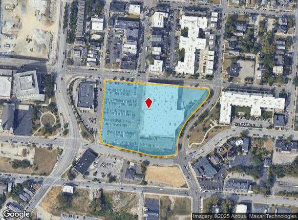  1 W Corry St, Cincinnati, OH Parcel Map