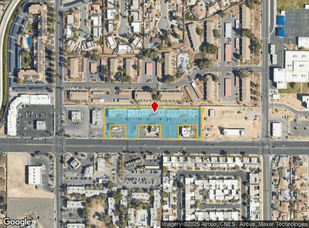  3242 E Desert Inn Rd, Las Vegas, NV Parcel Map