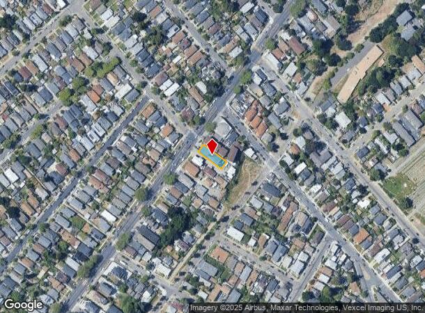  2290 High St, Oakland, CA Parcel Map