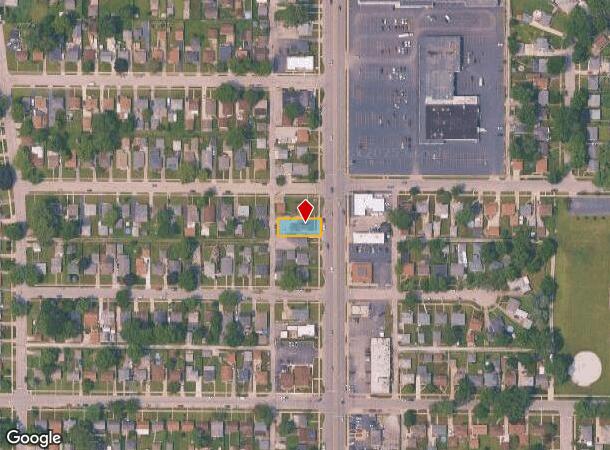  8208 Kennedy Ave, Highland, IN Parcel Map