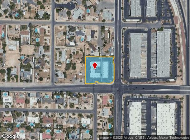  7285 Dean Martin Dr, Las Vegas, NV Parcel Map