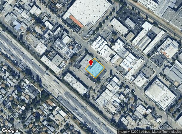  1838 Flower St, Glendale, CA Parcel Map