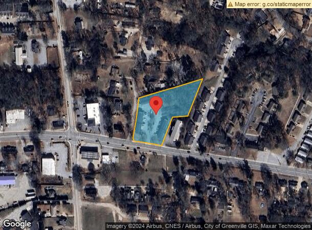  1140 N Franklin Rd, Greenville, SC Parcel Map