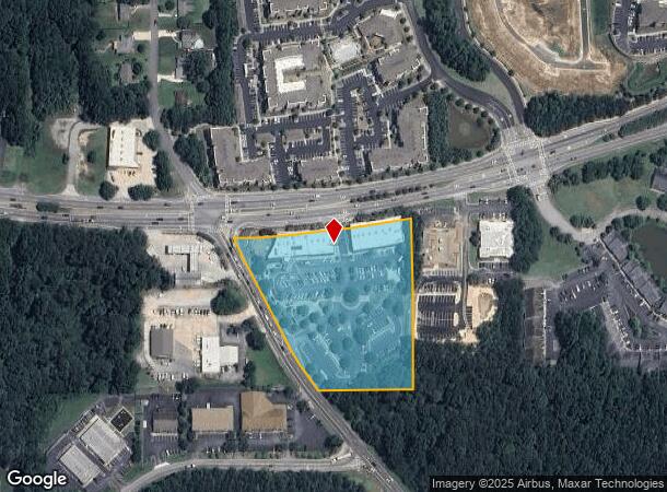  600 Lanier Ave W, Fayetteville, GA Parcel Map