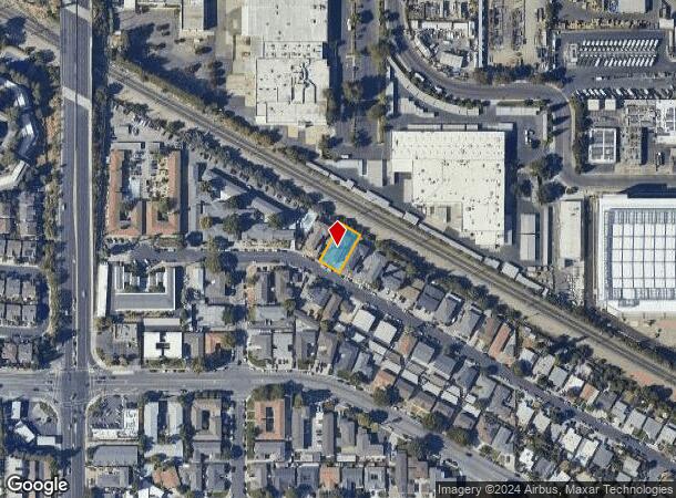  2139 Main St, Santa Clara, CA Parcel Map