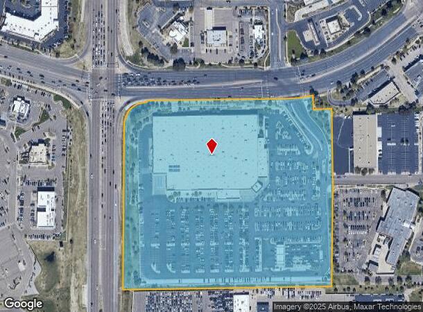  5881 Barnes Rd, Colorado Springs, CO Parcel Map