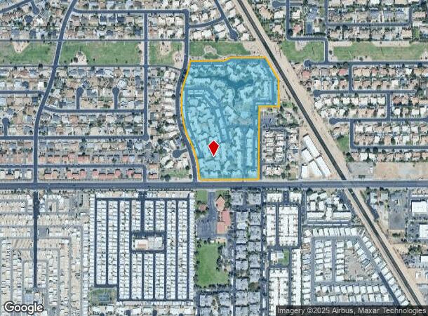  3320 E University Dr, Mesa, AZ Parcel Map