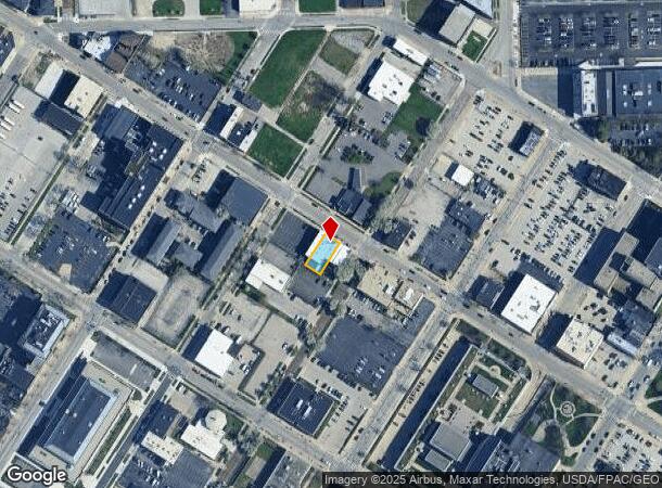  1205 Adams St, Toledo, OH Parcel Map