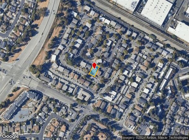  2235 Ellena Dr, Santa Clara, CA Parcel Map