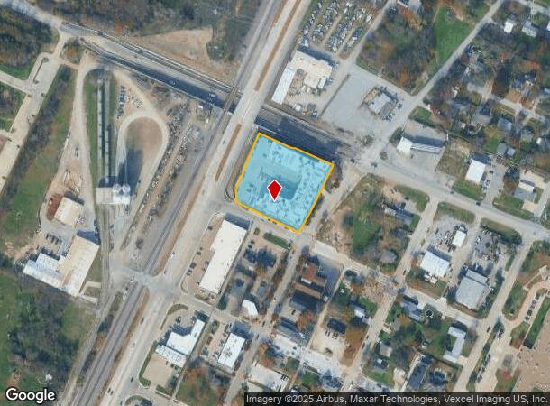 601 N Oak St, Roanoke, TX Parcel Map