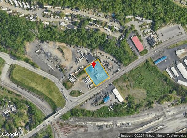  N Main Along Taylor, Taylor, PA Parcel Map