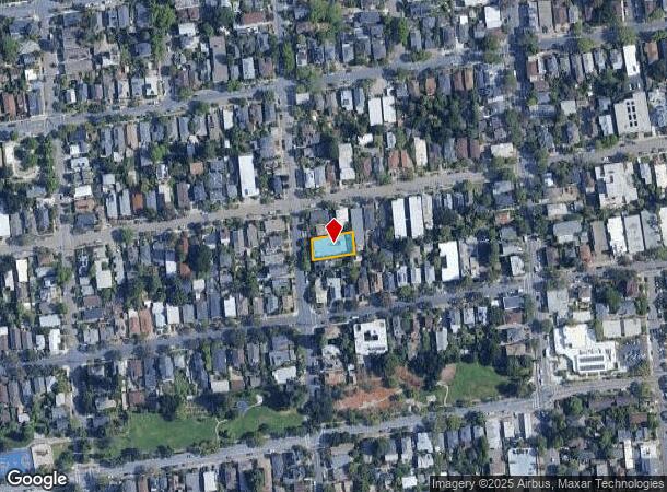  1733 Grant St, Berkeley, CA Parcel Map