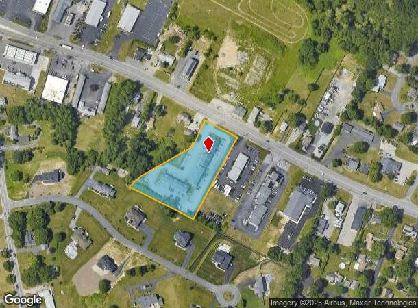 1539 Fall River Ave, Seekonk, MA Parcel Map