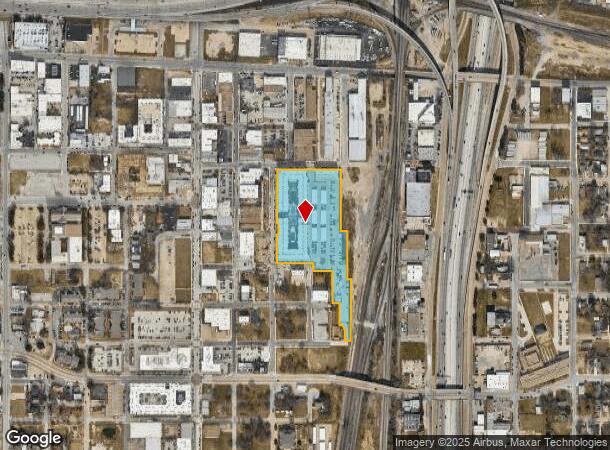 300 E Broadway St, Fort Worth, TX Parcel Map