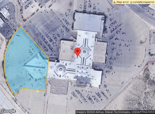  750 Sunland Park Dr, El Paso, TX Parcel Map