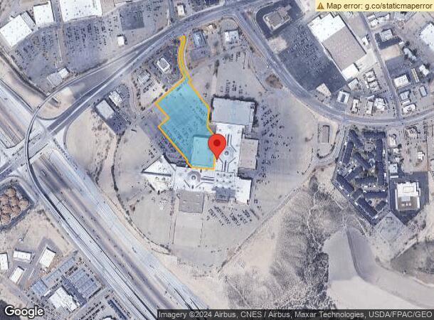  750 Sunland Park Dr, El Paso, TX Parcel Map