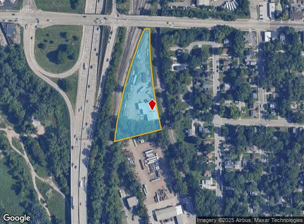  580 Burton St Sw, Grand Rapids, MI Parcel Map