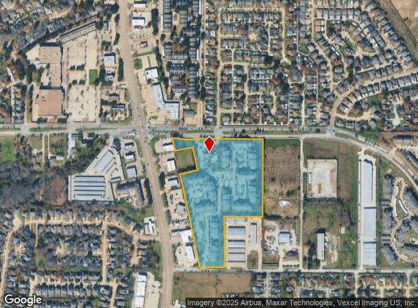 1200 W Sublett Rd, Arlington, TX Parcel Map