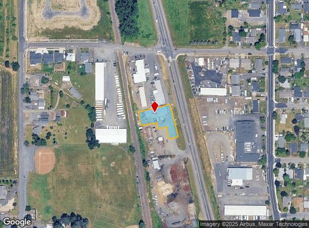 1307 N 1St St, Silverton, OR Parcel Map