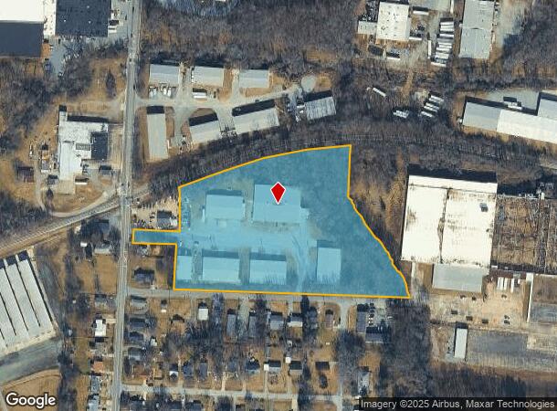117 Liberty Dr, Thomasville, NC Parcel Map