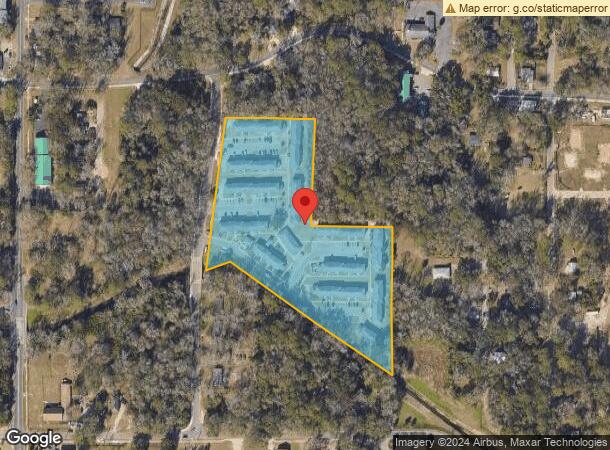  2525 Texas St, Tallahassee, FL Parcel Map