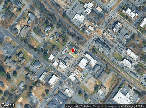  165 N Trade St, Matthews, NC Parcel Map