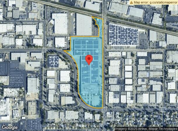  20525 Nordhoff St, Chatsworth, CA Parcel Map