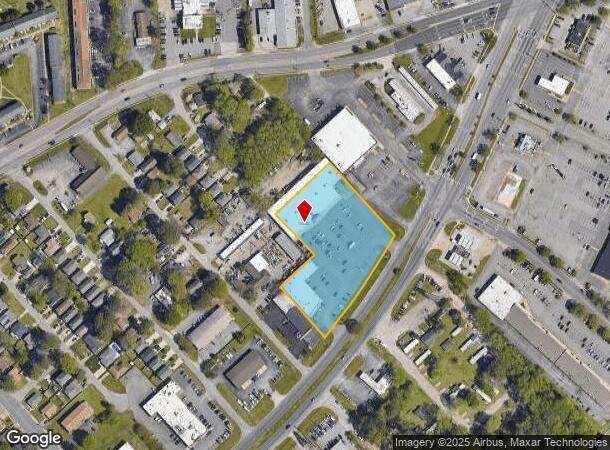  1105 S Military Hwy, Chesapeake, VA Parcel Map