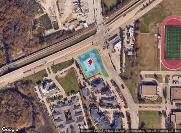3701 Ira E Woods Ave, Grapevine, TX Parcel Map