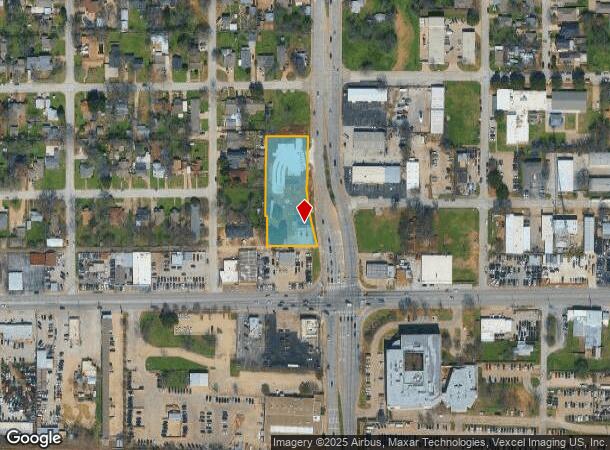304 N Cooper St, Arlington, TX Parcel Map