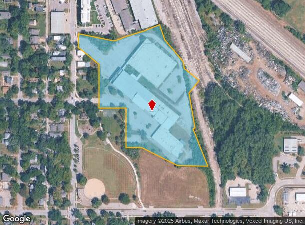  800 E 10Th St, Lawrence, KS Parcel Map