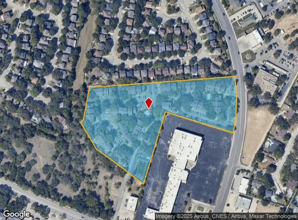  2125 Universal City Blvd, Universal City, TX Parcel Map