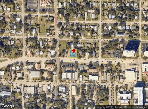  510 E Strawbridge Ave, Melbourne, FL Parcel Map