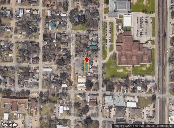  309 Carnes St, Conroe, TX Parcel Map