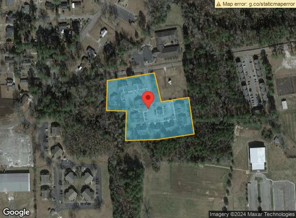  102 Oaks Vlg, Whiteville, NC Parcel Map