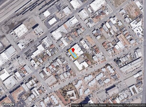  1204 Myrtle Ave, El Paso, TX Parcel Map