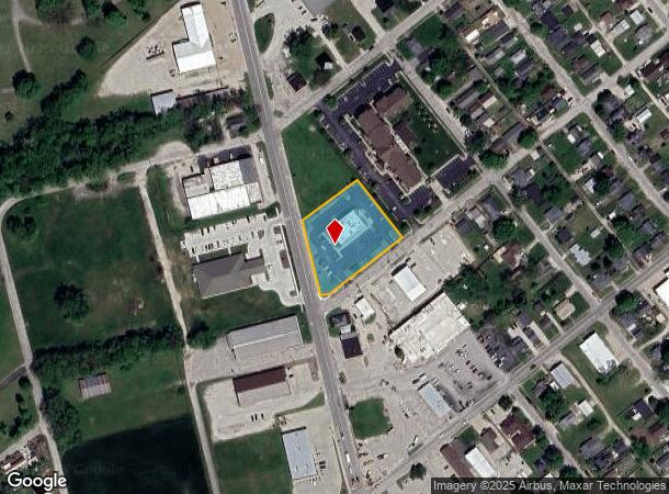  1350 Willow St, Vincennes, IN Parcel Map