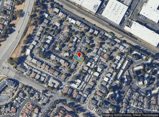  2258 Los Padres Blvd, Santa Clara, CA Parcel Map