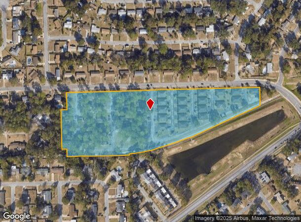  4501 E Johnson Ave, Pensacola, FL Parcel Map